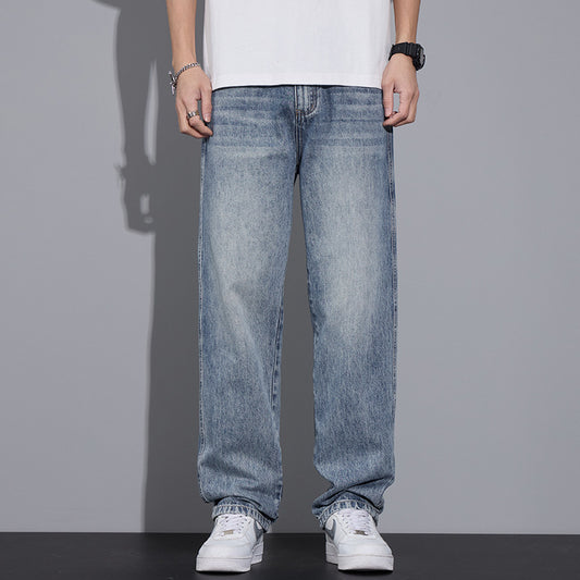 High-End Anti-Wrinkle Straight Jeans