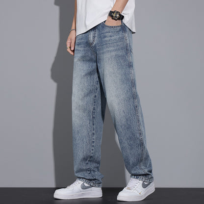 High-End Anti-Wrinkle Straight Jeans