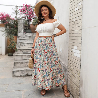 Floral Pastoral Skirt