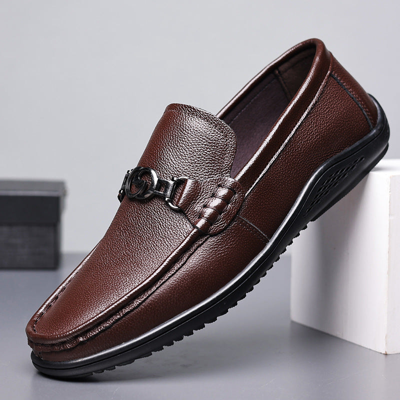 Modische Freizeitschuhe Herren Lederfüße