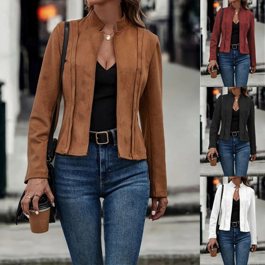 Women’s Spring Soft Neck Jacket
