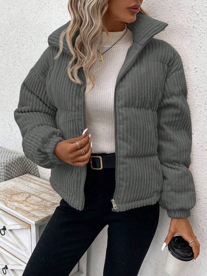 Women’s Plus Corduroy Coat