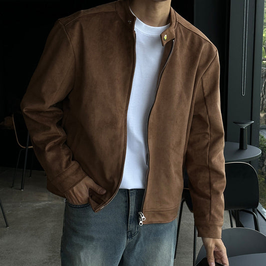 Maillard Stand-Up Collar Jacket