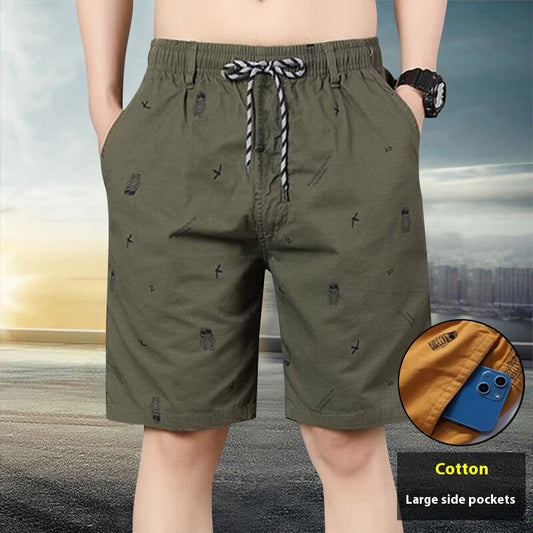 Summer Loose Cropped Pants