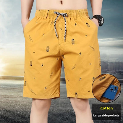 Summer Loose Cropped Pants