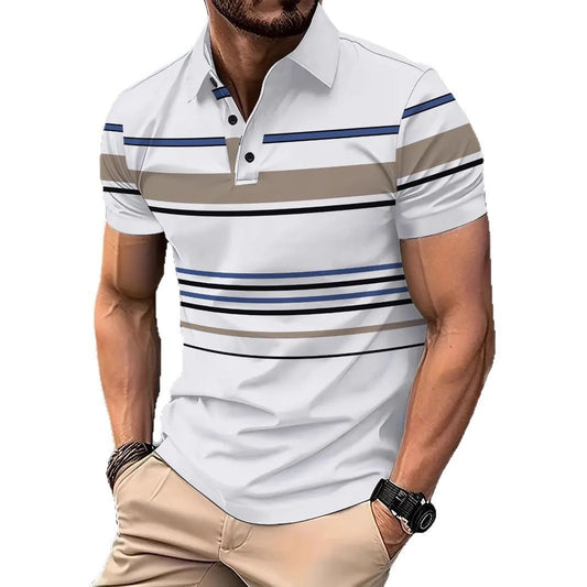 Men’s Striped Short Sleeve Tee
