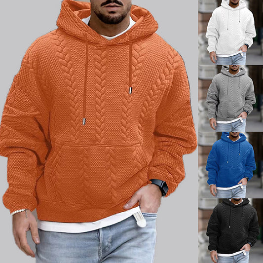 Solid Color Long-Sleeved Sweater