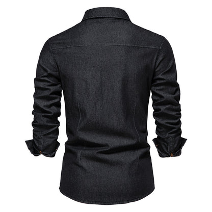 Men’s Slim Fit Denim Shirt