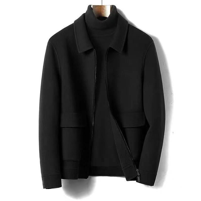 Men's Thickened Double-sided Woolen Coat