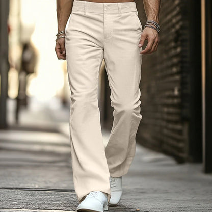 Slim Corduroy Bell Bottom Pants