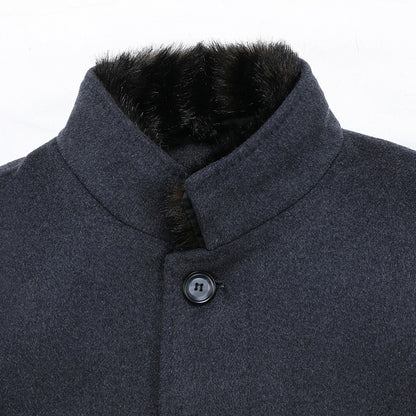 Winter Down Liner Fur Collar Windbreaker Jacket