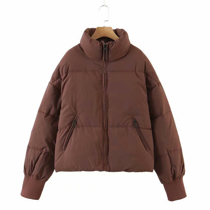 Urban Stand Collar Puffer Jacket