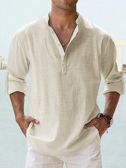 Men’s Casual Loose-Fit Sports Shirt
