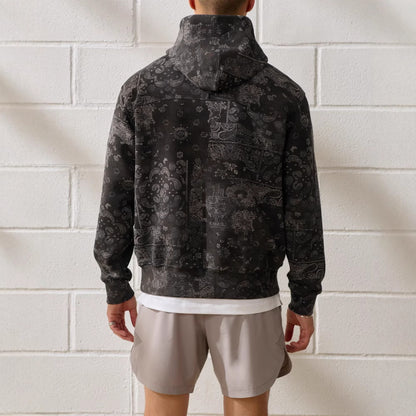 Paisley Print Hoodie