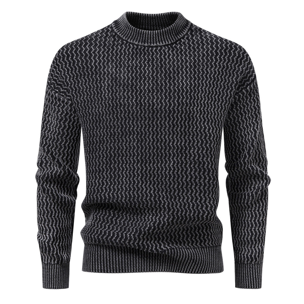 Men's Mohair Jacquard Sweatshirt