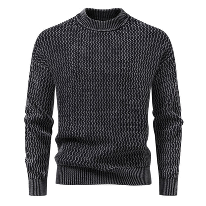 Men's Mohair Jacquard Sweatshirt