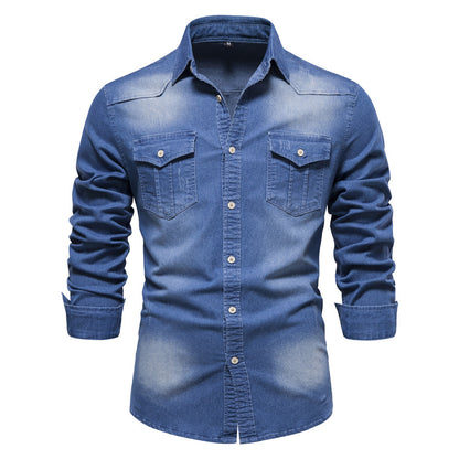 Men’s Slim Fit Denim Shirt
