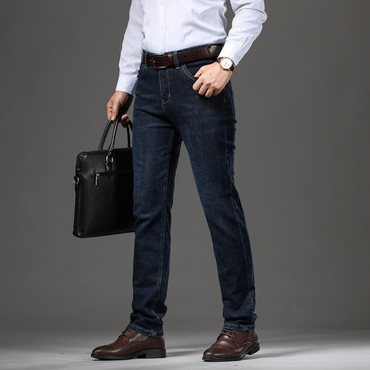 Plus-Size Stretch Business Jeans