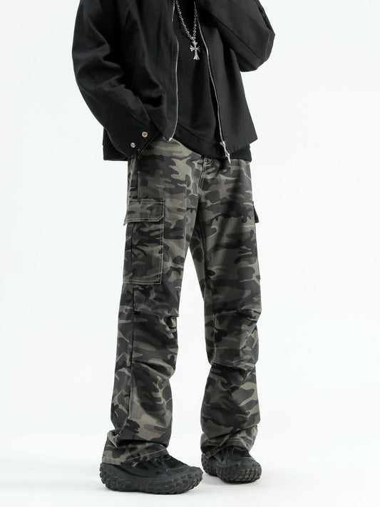 Paratrooper Denim Cargo Trousers