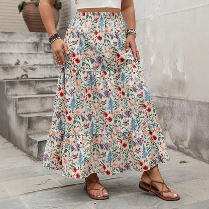 Floral Pastoral Skirt