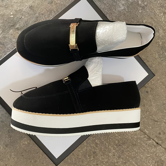 Modieuze platform sneakers met muffin-zool voor dames
