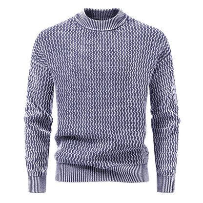 Men's Mohair Jacquard Sweatshirt