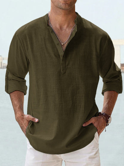Men’s Casual Loose-Fit Sports Shirt
