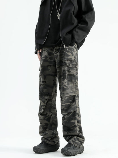 Paratrooper Denim Cargo Trousers