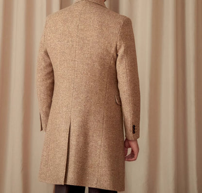 Color Dots Mid-Length Coat