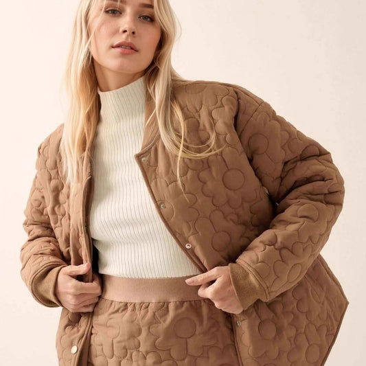 Women’s Flower Silk Cotton Jacket