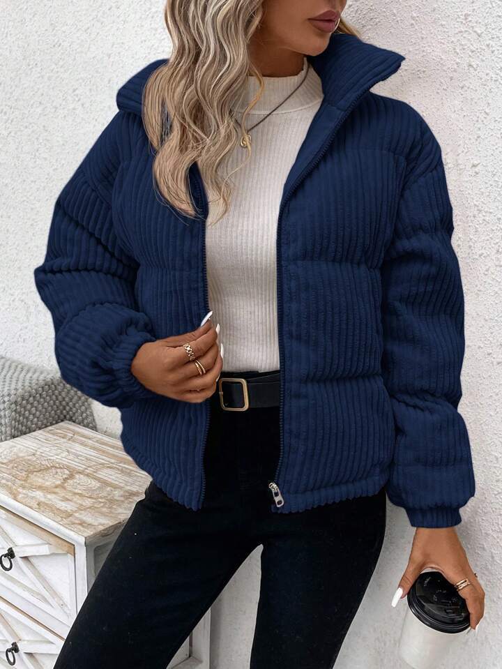 Women’s Plus Corduroy Coat