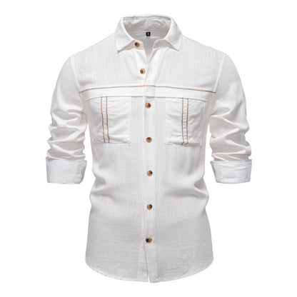 Men’s Pocket-Detail Long Sleeve