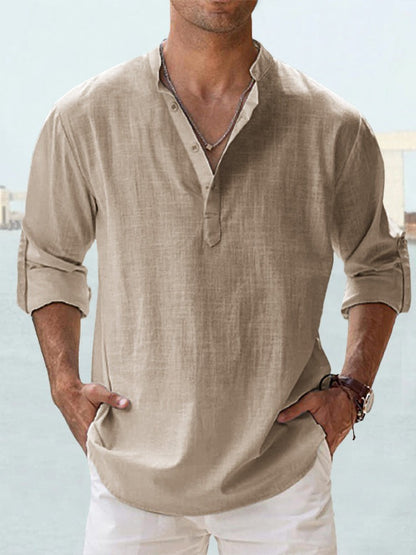 Men’s Casual Loose-Fit Sports Shirt