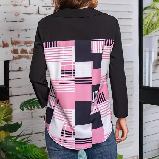 Women’s Printed ¾ Sleeve Blouse
