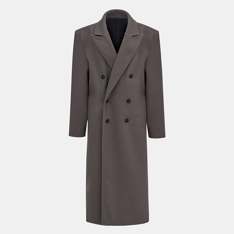 Winter Commute Suit Collar Long Woolen Coat