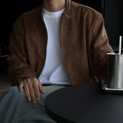 Maillard Stand-Up Collar Jacket